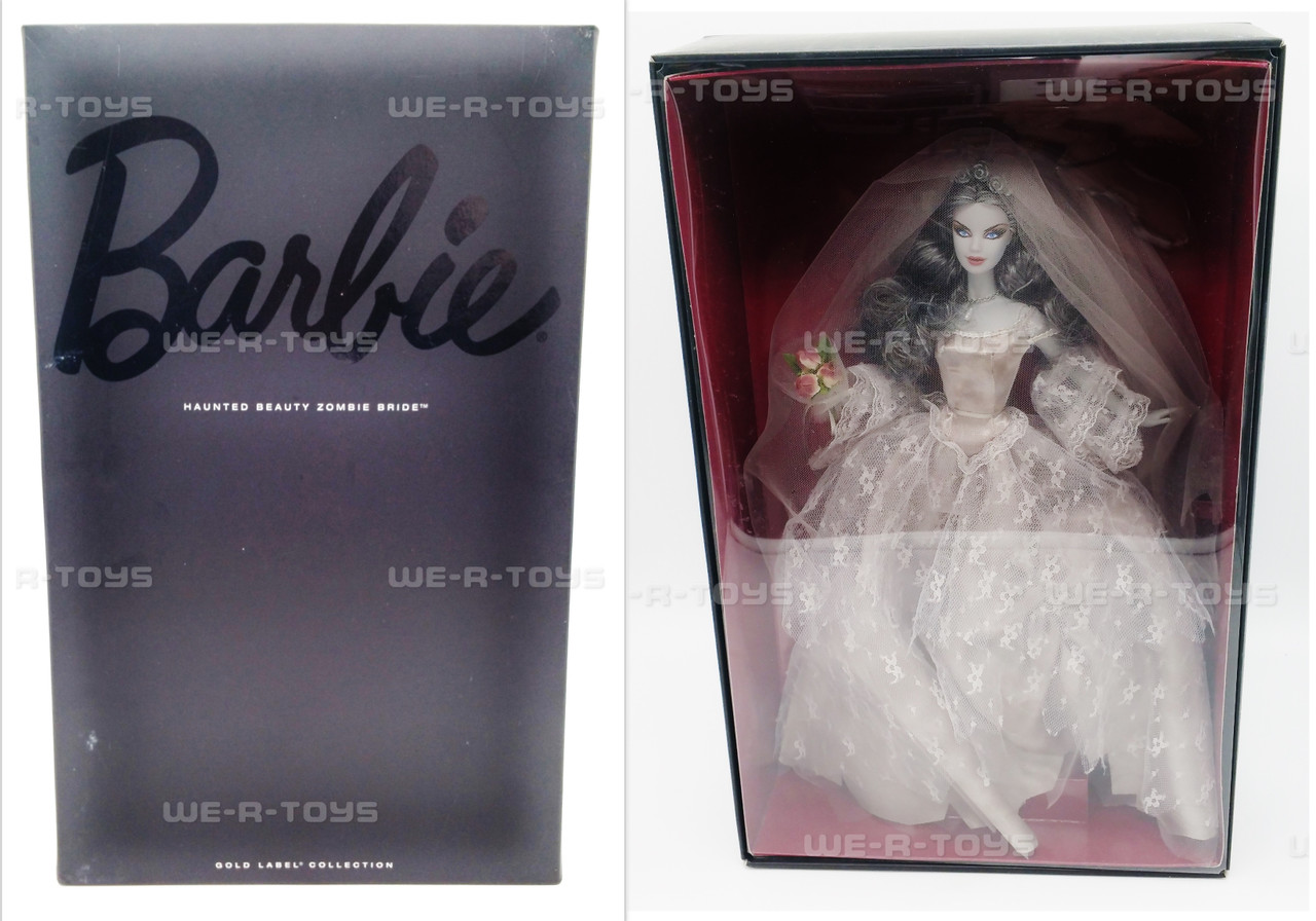 Barbie Haunted Beauty Zombie Bride Doll Gold Label Mattel No