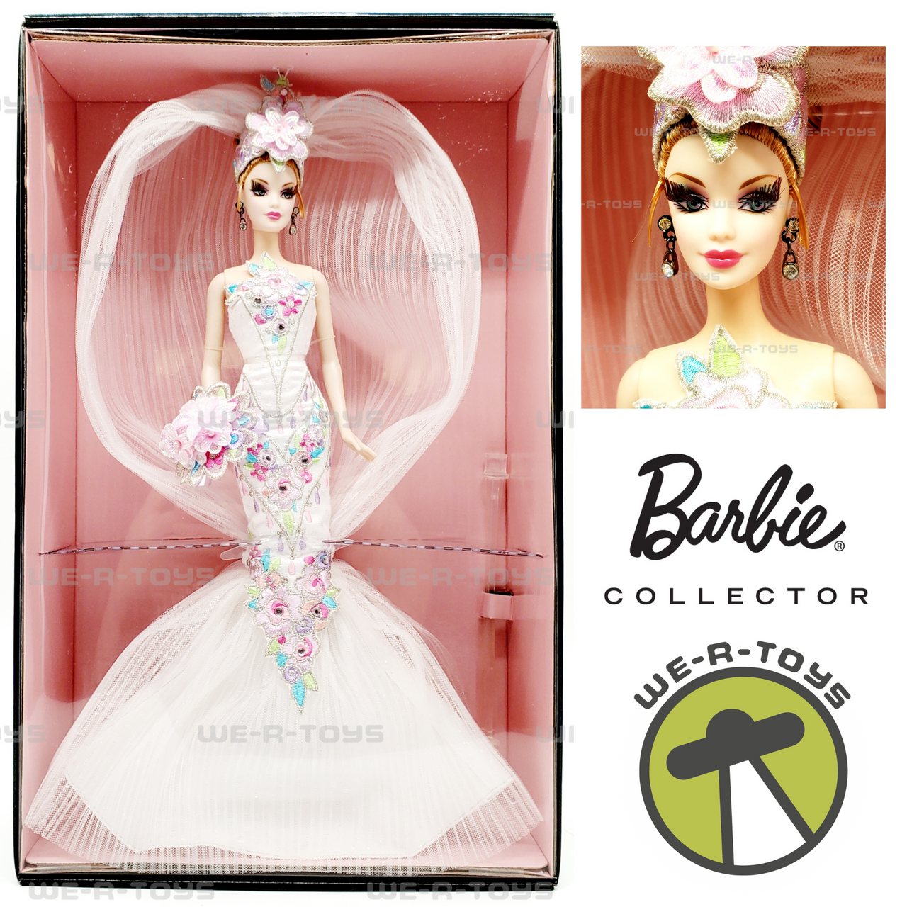 Couture Confection Bride Barbie Doll by Bob Mackie Gold Label Mattel J0981  - We-R-Toys