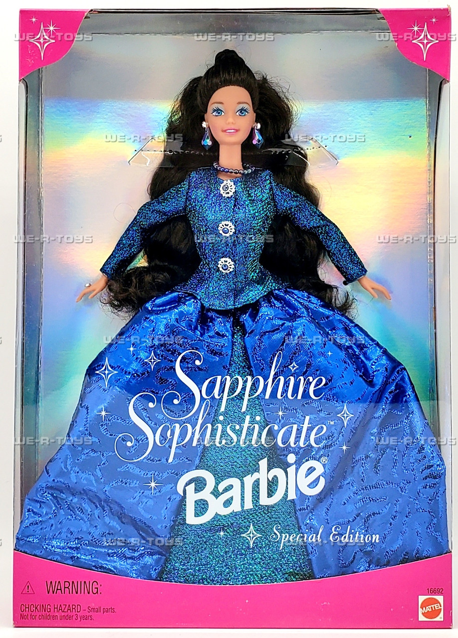 Sapphire Sophisticate Barbie Doll Brunette Special Edition 1997