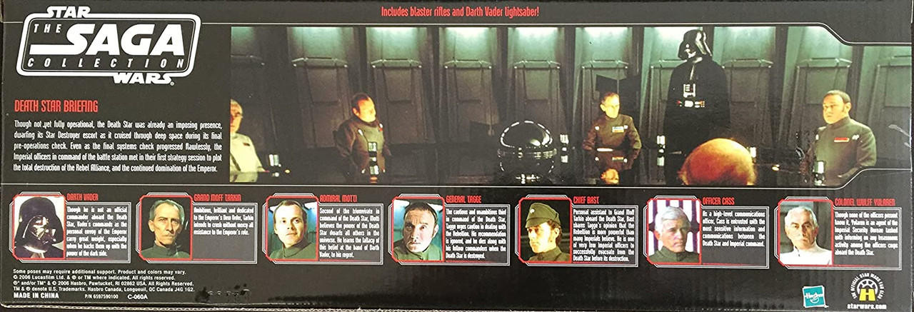 Star Wars The Saga Collection Death Star Briefing Room Action Figures Set PX