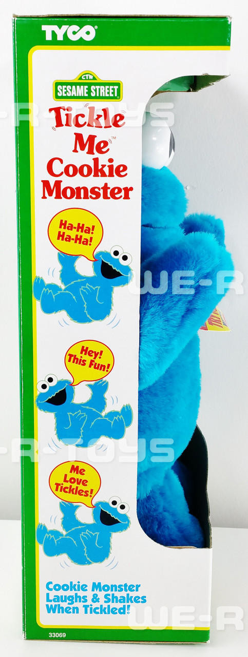 Sesame Street Tickle Me Cookie Monster Doll Tyco 1997 No 33069