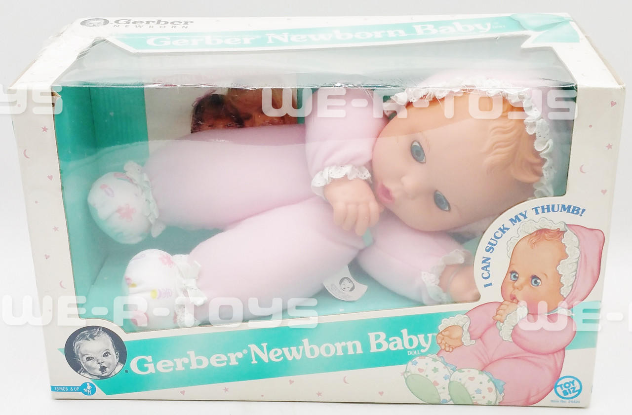 Gerber New Born Baby Doll Toy Biz 1995 No 24420 NRFB