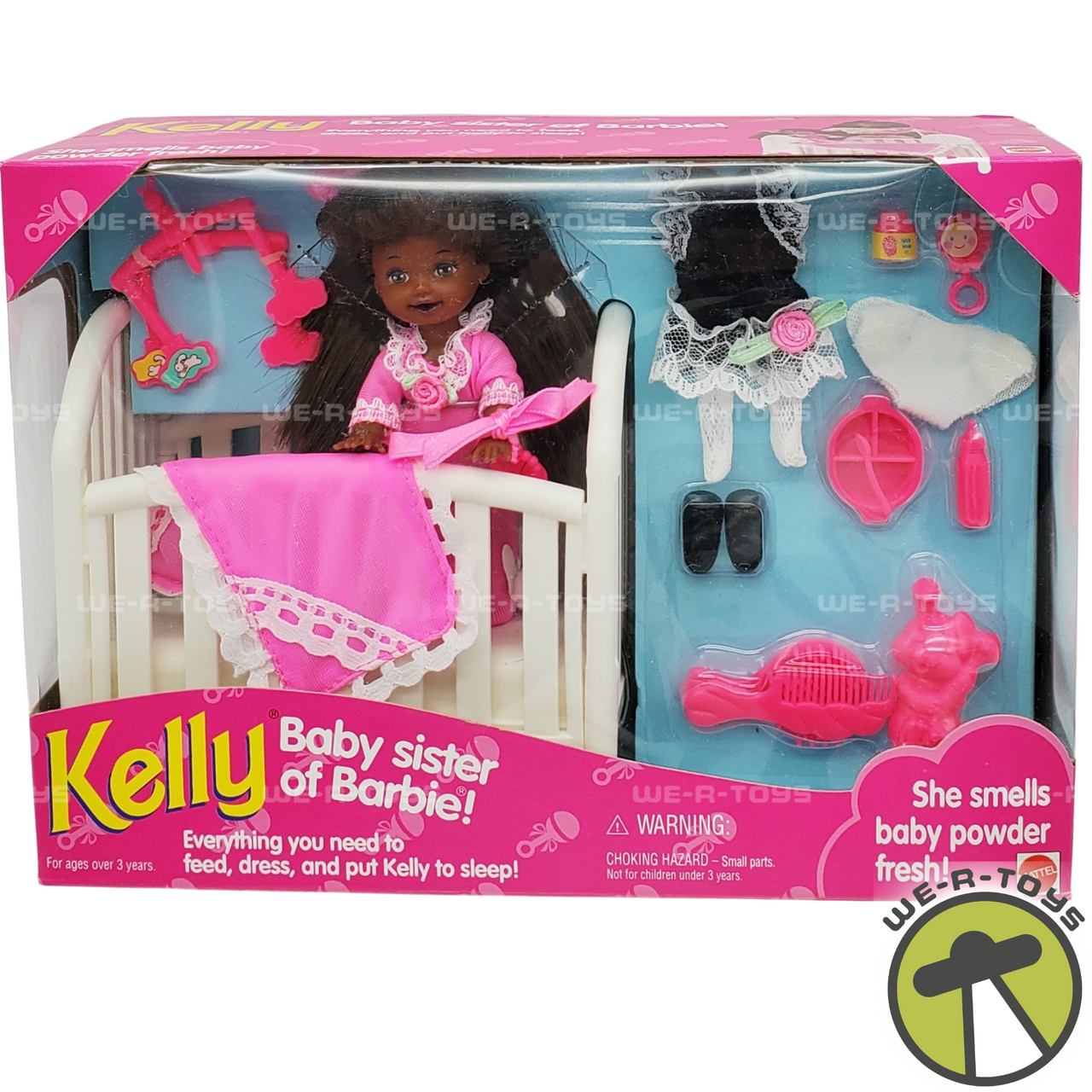 Barbie Kelly African American Doll & Bedtime Set 1994 Mattel No