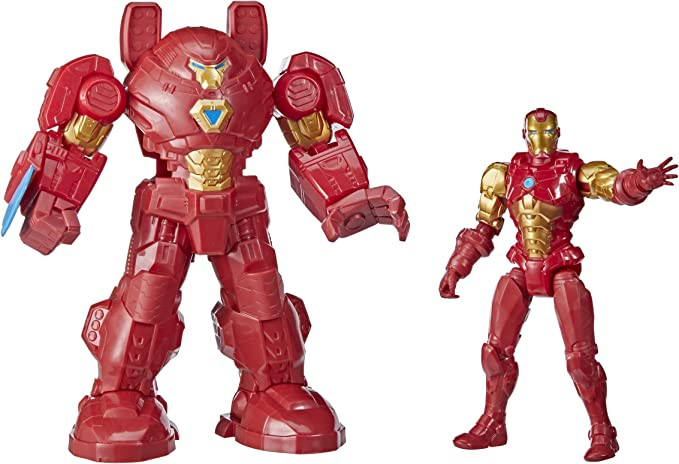 Marvel Avengers Mech Strike Deluxe Action Figures 8 in Iron Man
