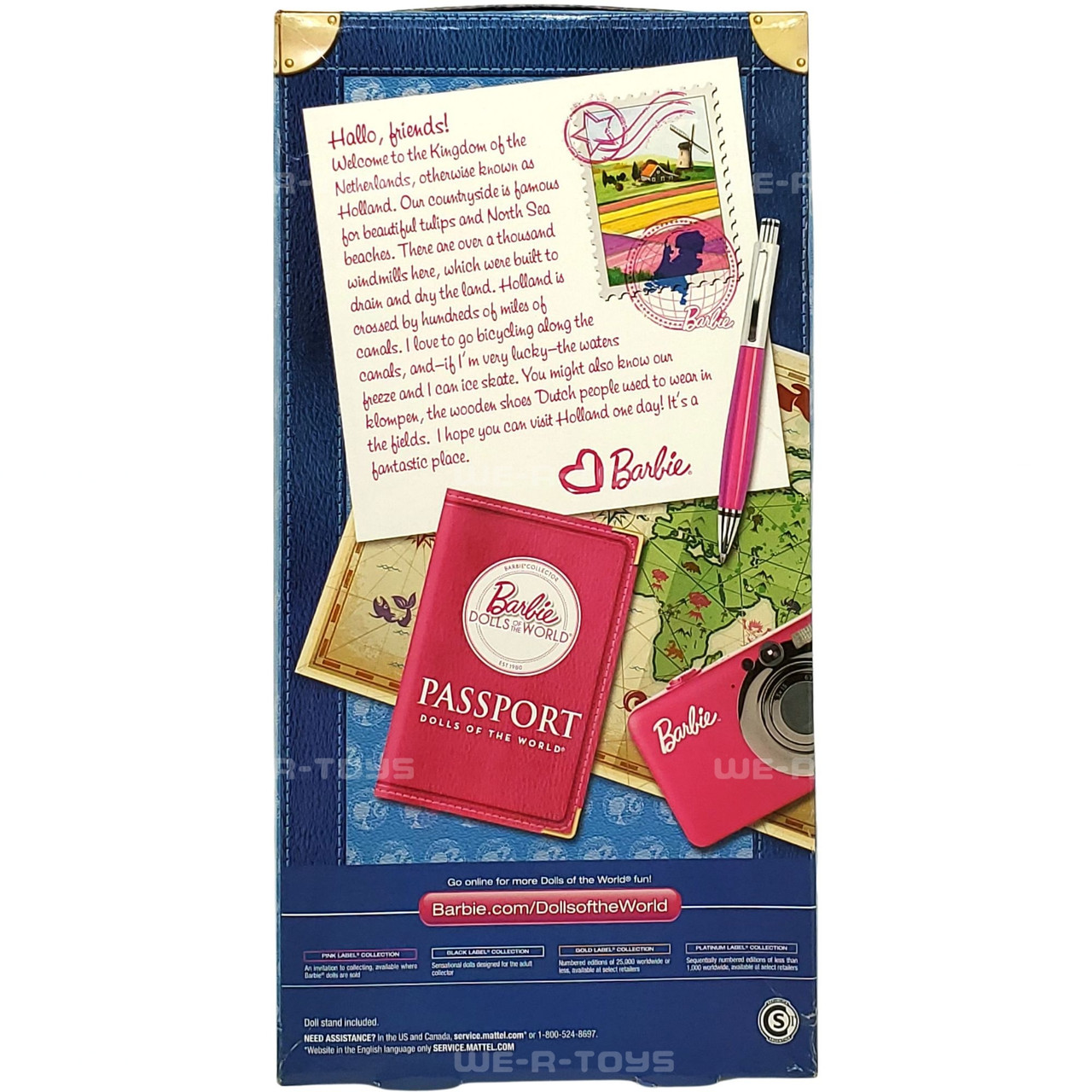 Holland Barbie Dolls of the World Collector Edition Passport