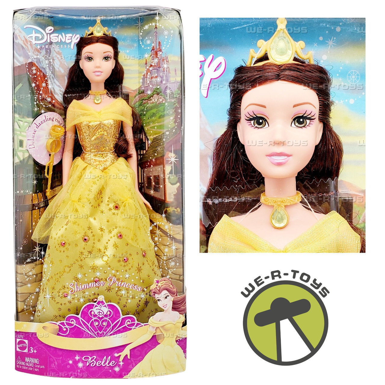 Shimmer Princess Belle Disney Doll Beauty and the Beast 2007