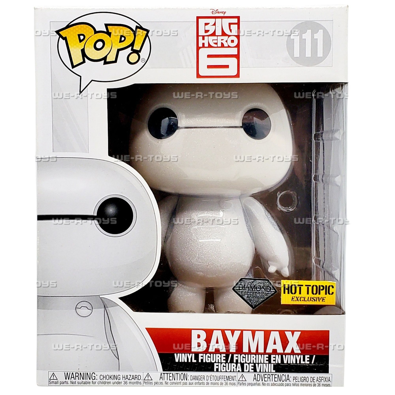 Funko POP Disney 111 Big Hero 6 Baymax Diamond Collection Hot