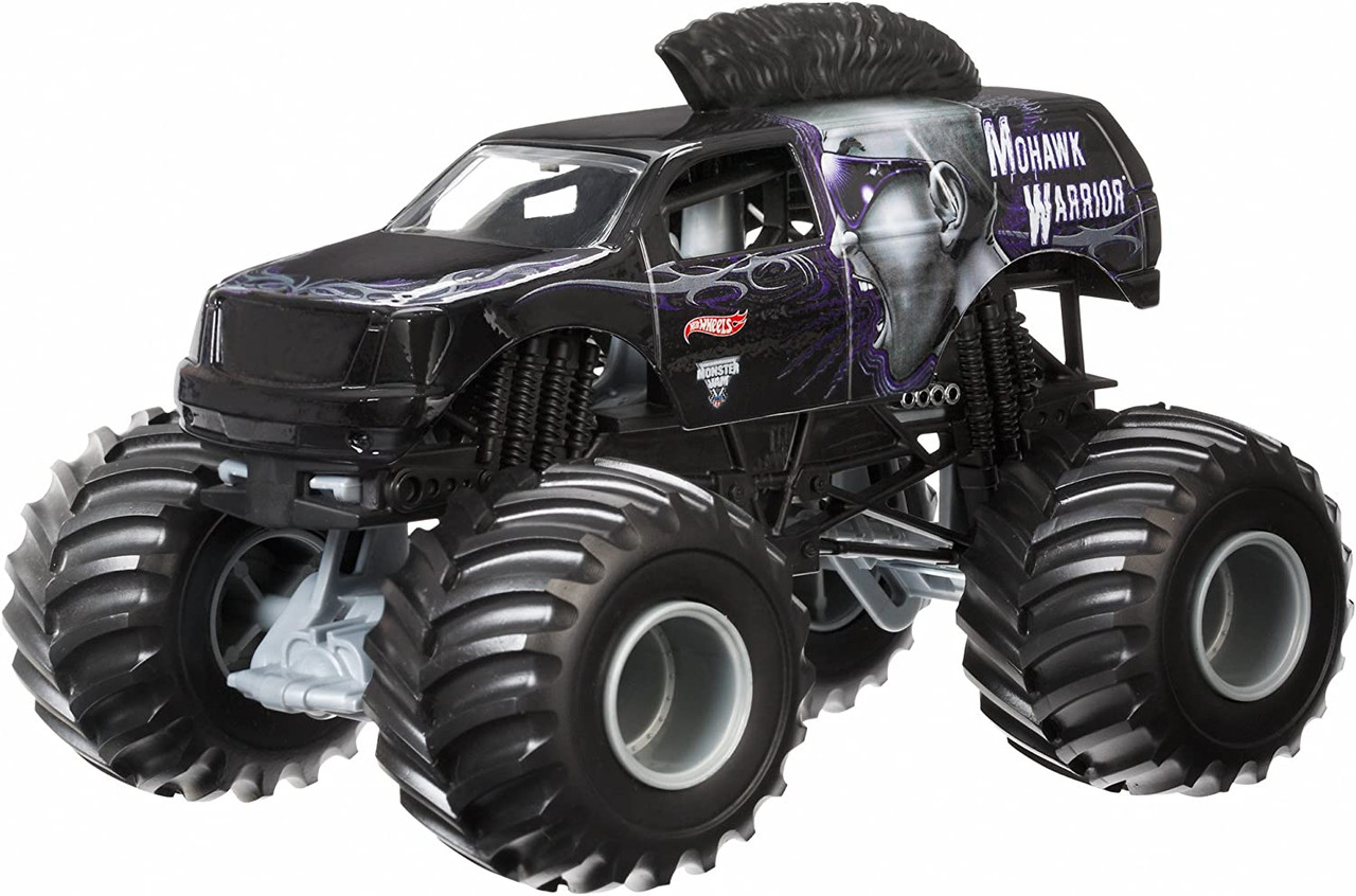 HotWheels ホットウィール　1/24 モンスタージャム MOHAWK Hot Wheels Monster Jam Mohawk Warrior Off-Road Die-Cast Body