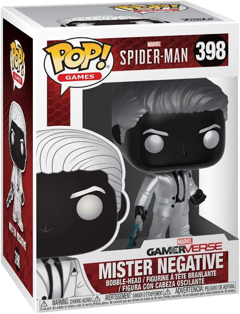 Funko Pop Marvel Gamerverse Spider-Man #398 Mr. Negative Vinyl 