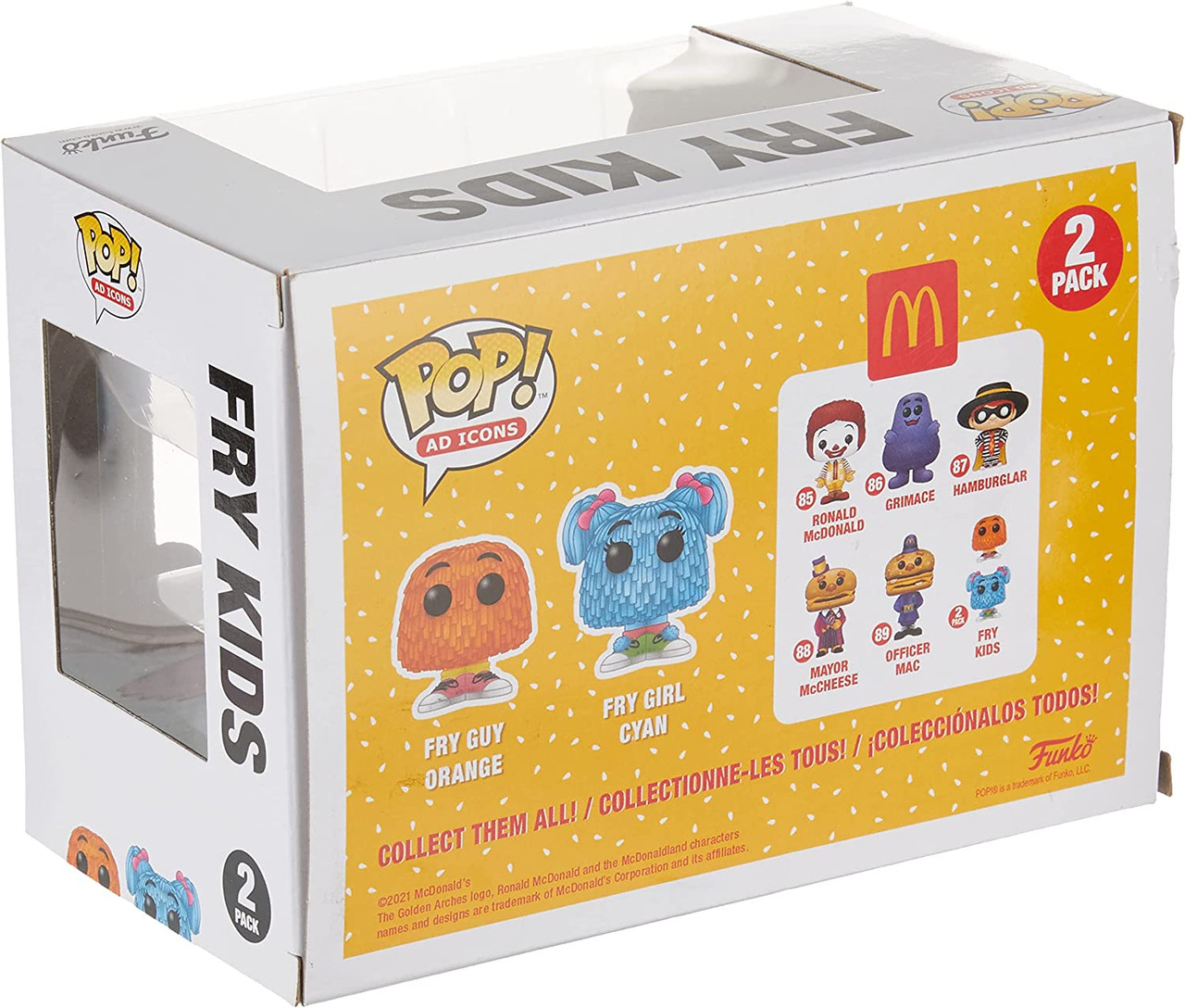 Funko Pop Ad Icons McDonald's Fry Kids 2 Pack Vinyl Figures - We-R