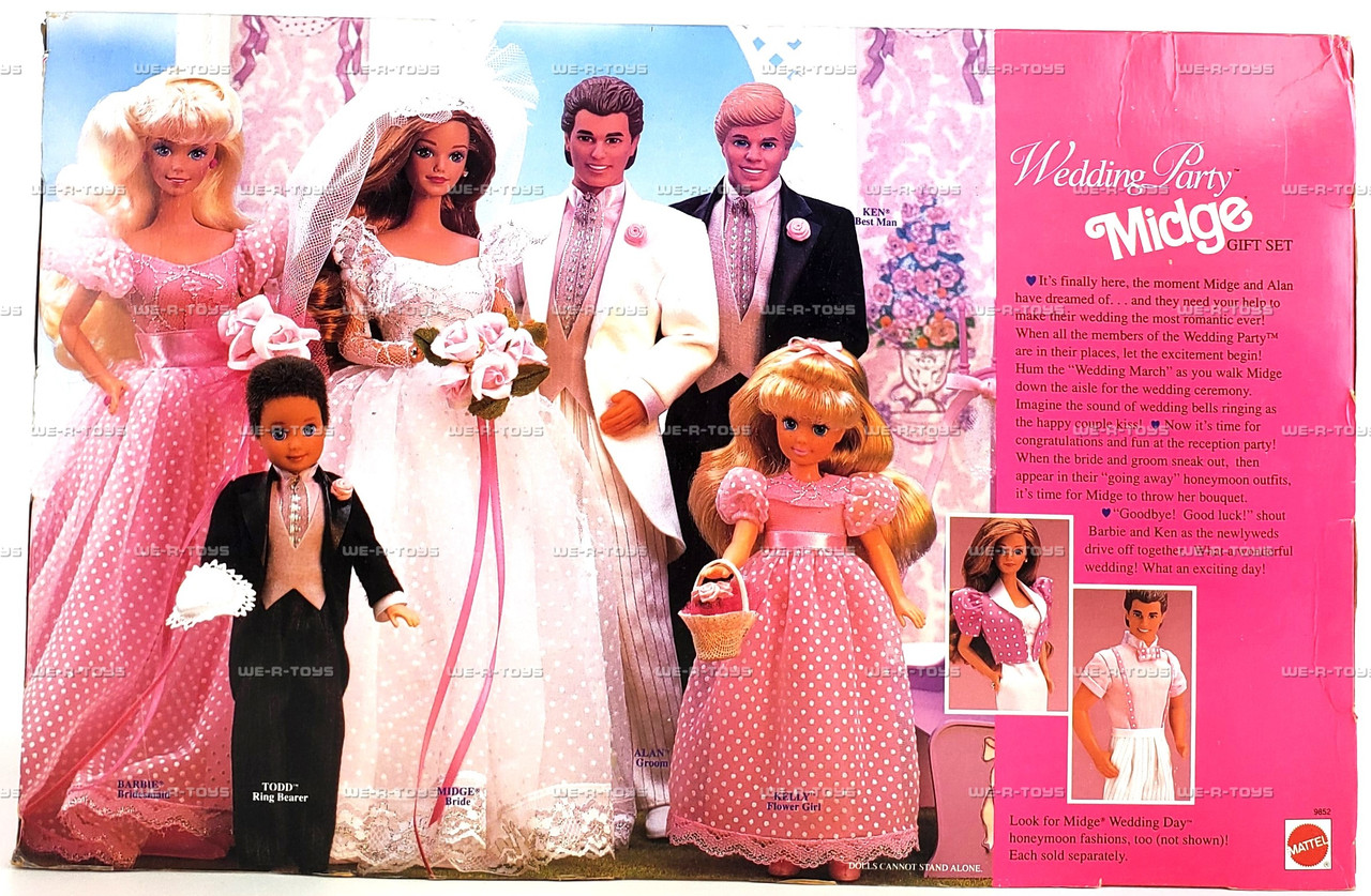 Vintage 1986 Barbie Romantic Wedding Skipper Flower Girl #3106 Vintage 1986 Barbie Romantic Wedding Skipper Flower Girl #3106