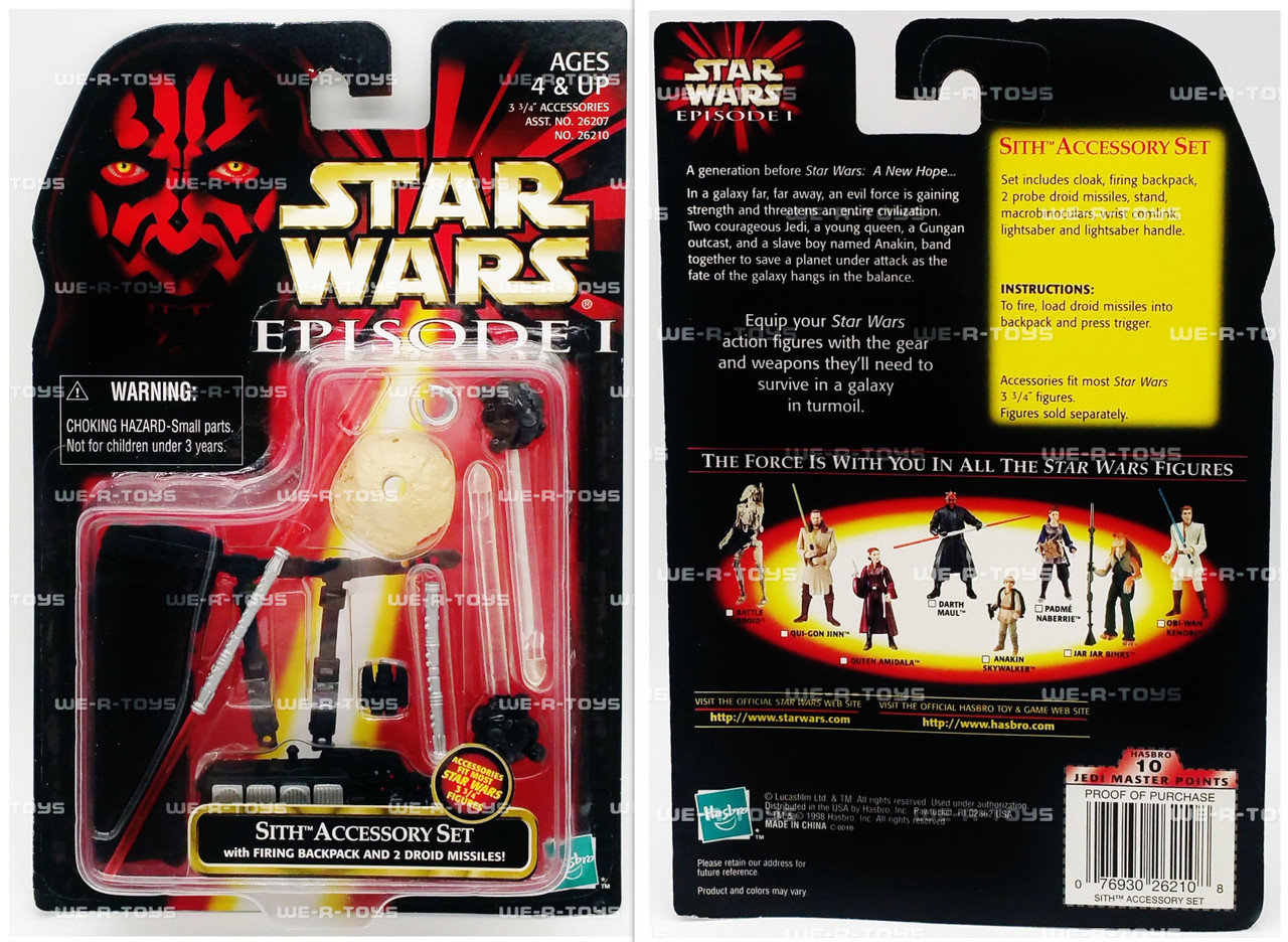 Star Wars Episode I The Phantom Menace Lot of 4 Accessory Sets