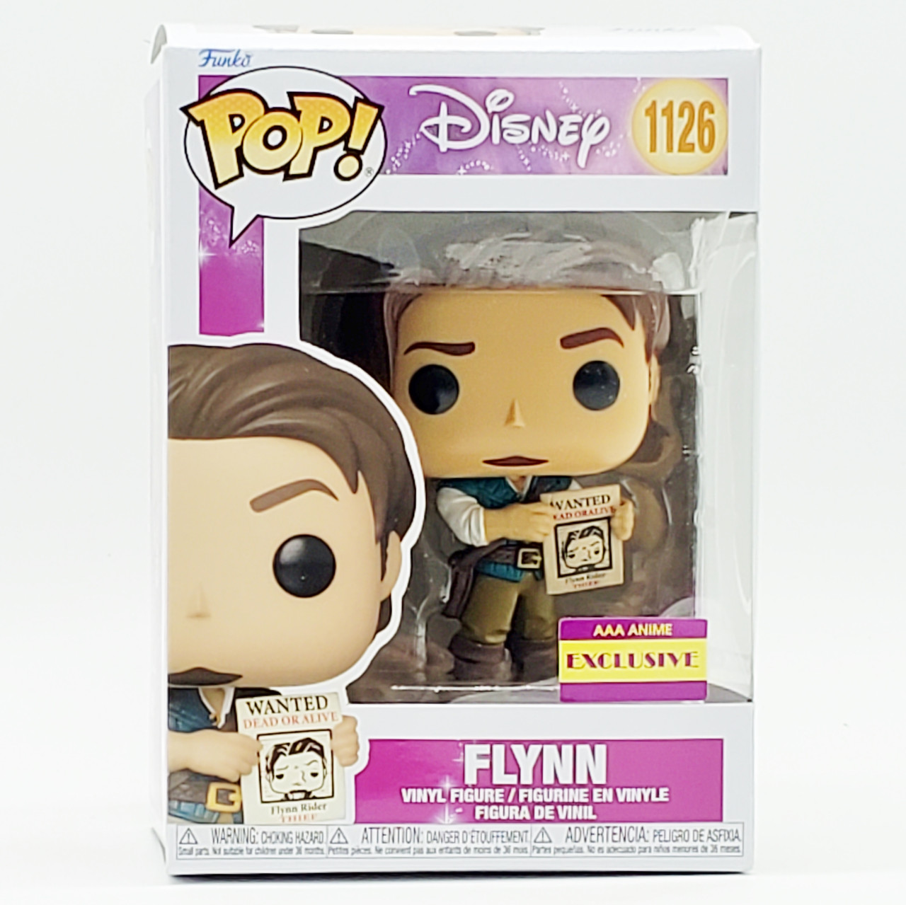 LEVI_007 - Tangled 1126 Flynn AAA Anime Exclusive Funko Pop! (IMPERFEC –  Mintych Authentics