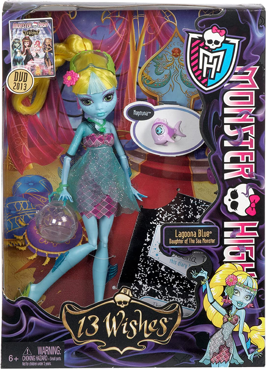 Monster High 13 Wishes Freshwater Lagoona Blue Doll 2012 Mattel