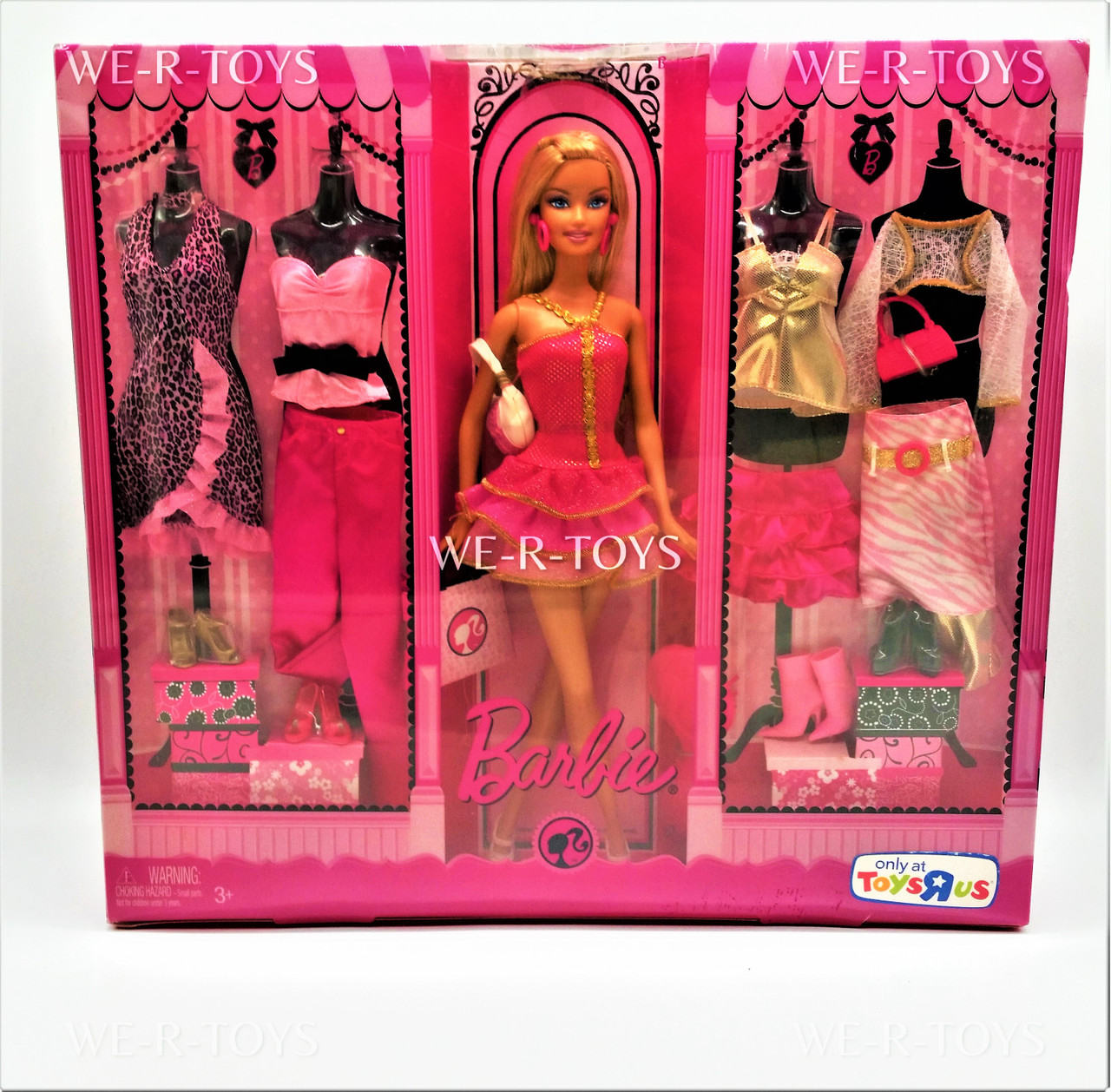 2008 Barbie Doll Fashions Giftset With Fashions Toys R Us