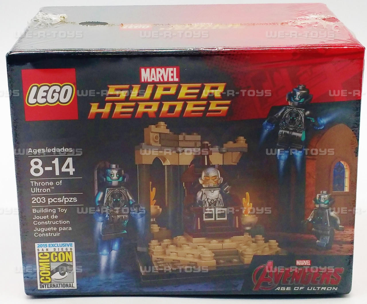 LEGO Marvel Super Heroes SDCC Exclusive Throne of Ultron 203 PCS Set NRFB -  We-R-Toys