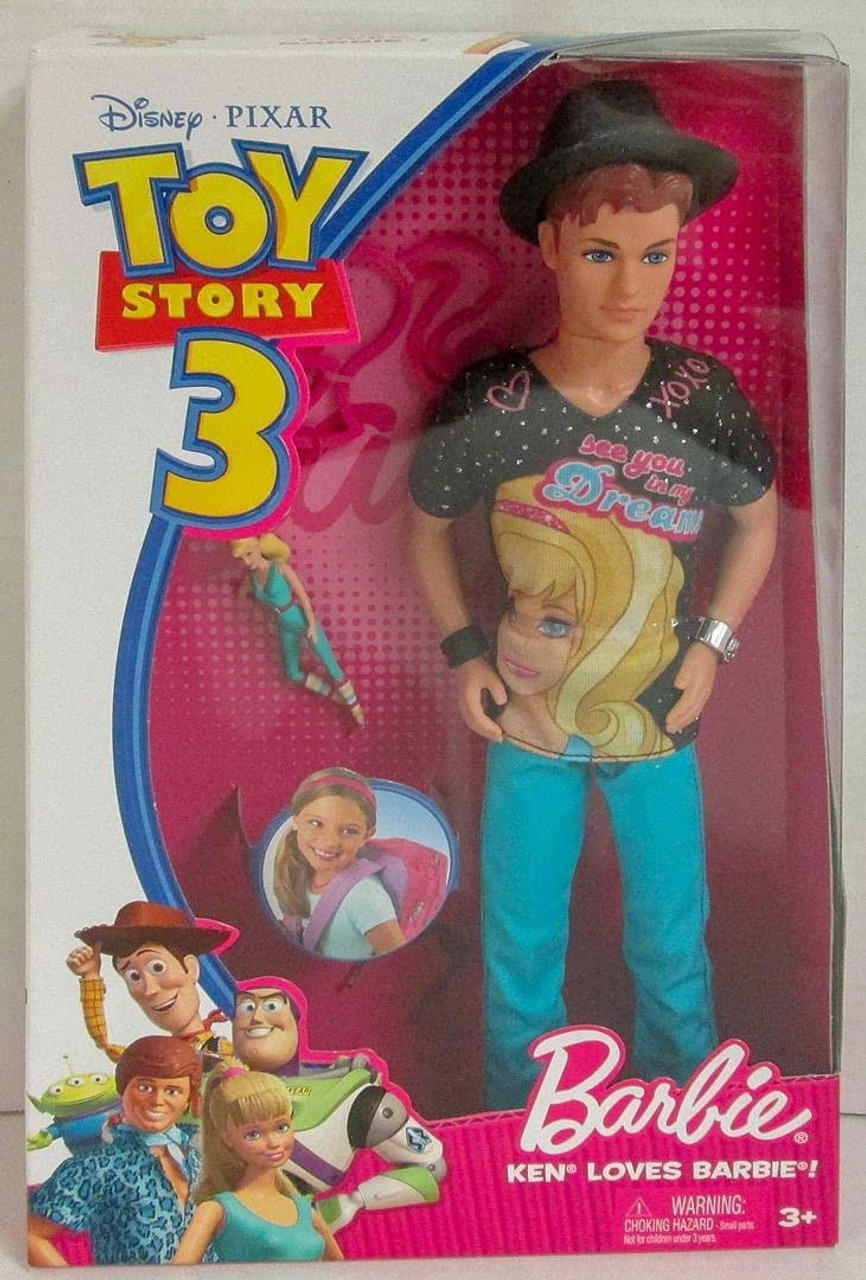 Disney Pixar Toy Story 3 Ken Loves Barbie Ken Doll Mattel T2967