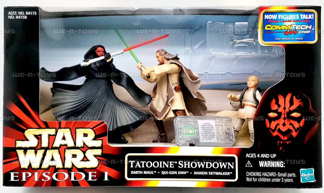 Star Wars Episode 1 Tatooine Showdown Darth Maul Qui-Gon & Anakin