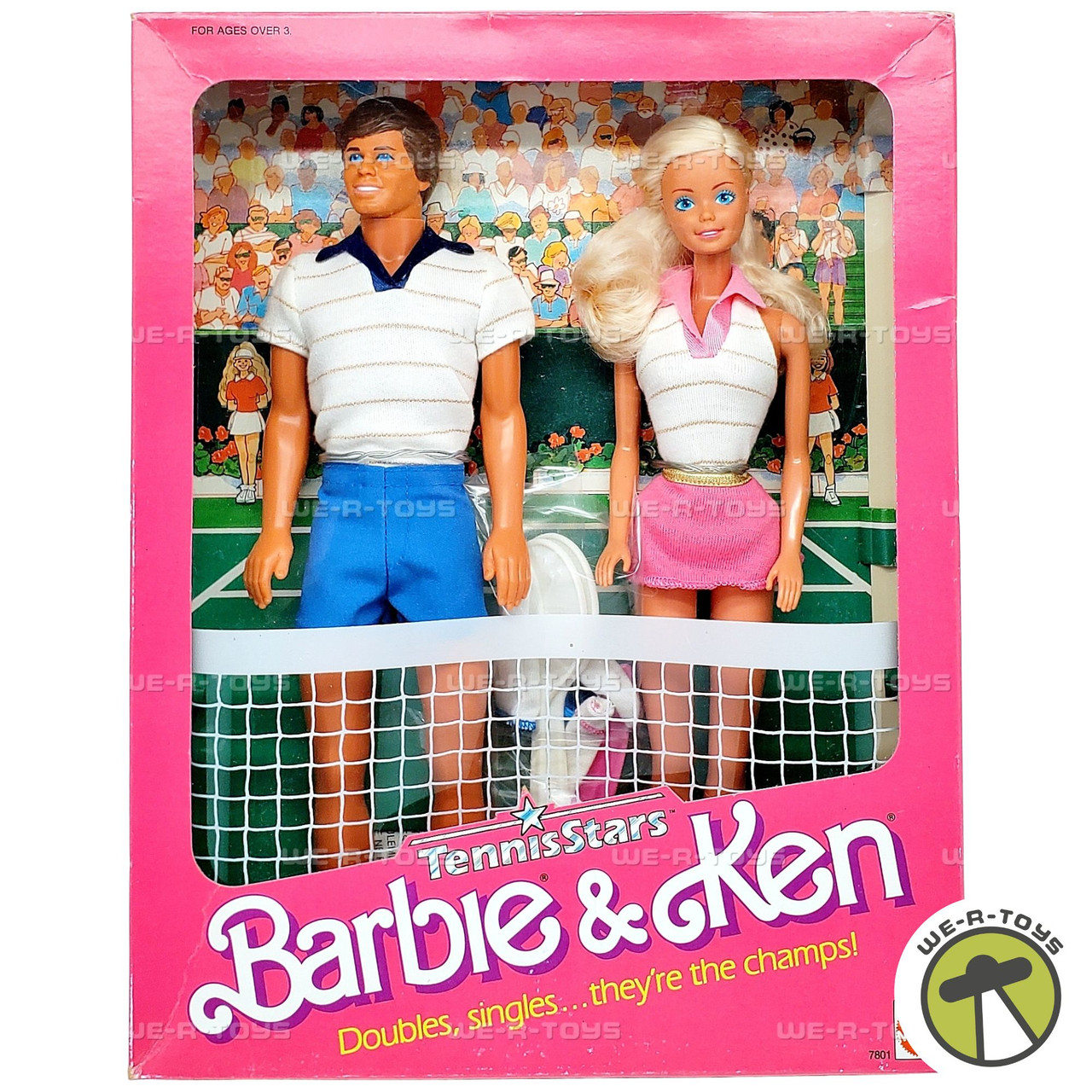 Tennis Stars Barbie & Ken 1988 Mattel #7801