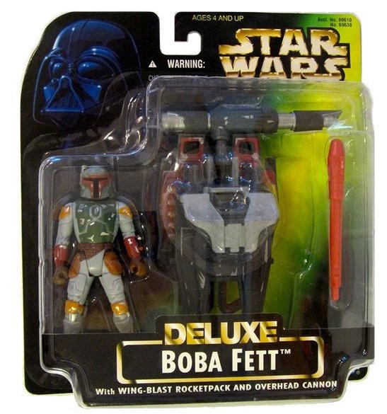 Star Wars Deluxe Boba Fett Action Figure 1996 Kenner 69638