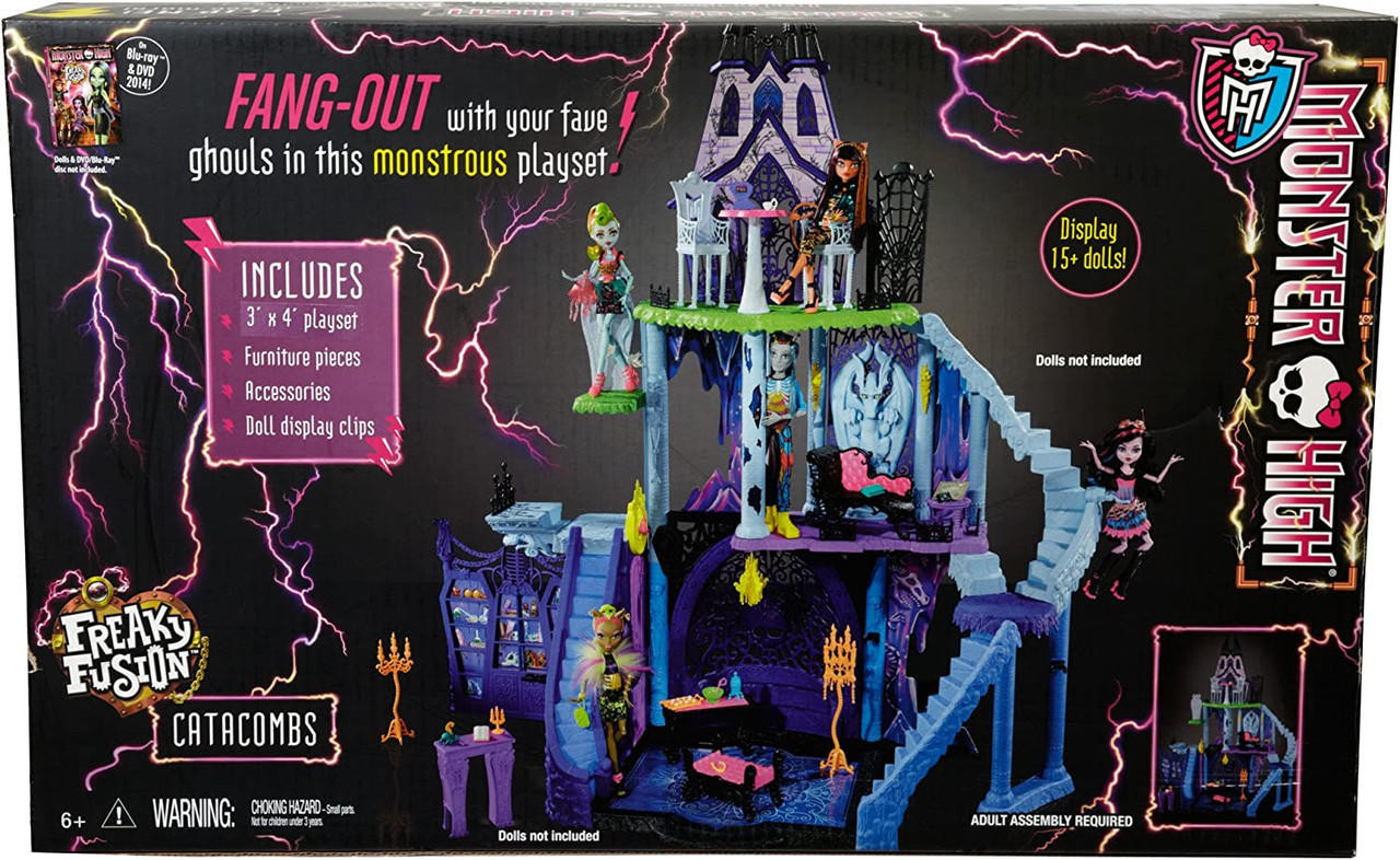 Monster High Freaky Fusion Catacombs Playset 2014 Mattel BJR18