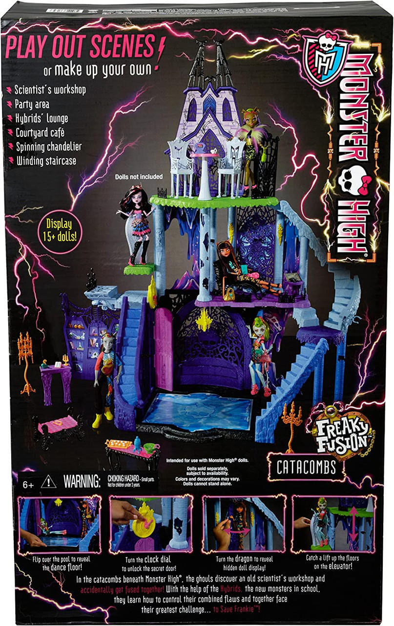 Monster High Freaky Fusion Catacombs Playset 2014 Mattel BJR18