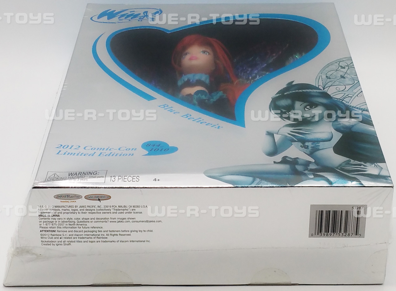 Winx Club Comic-Con 2012 Blue Bloom Believix Doll Jakks Pacific