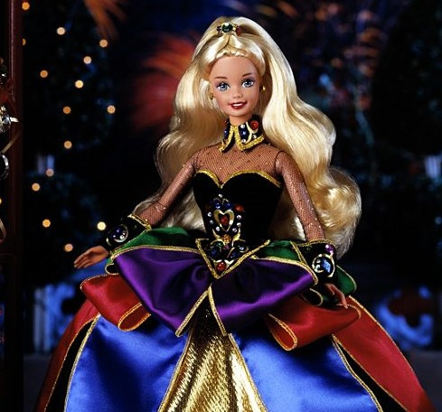 barbie winter dress Winter Wedding #1880 Barbie Fur Dress