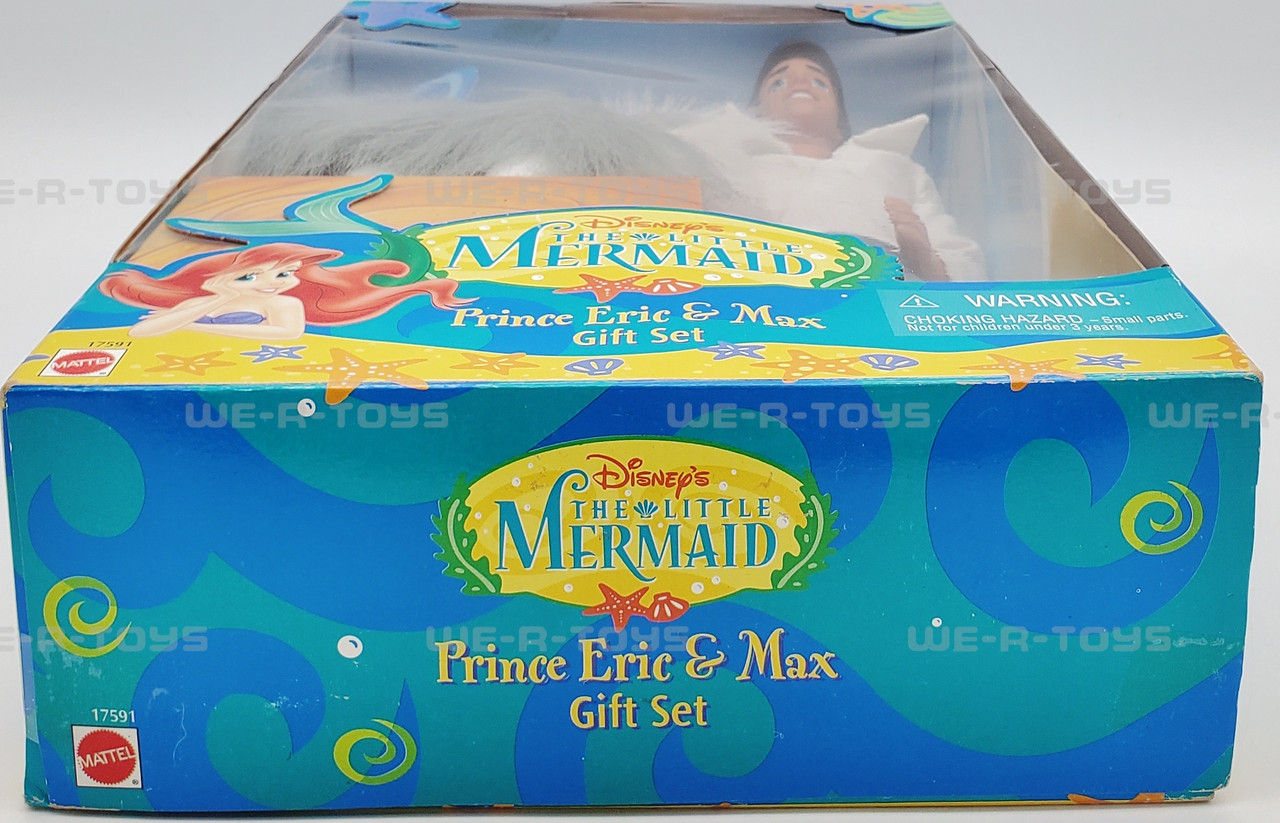 Disney's The Little Mermaid Prince Eric & Max Gift Set 1997 Mattel