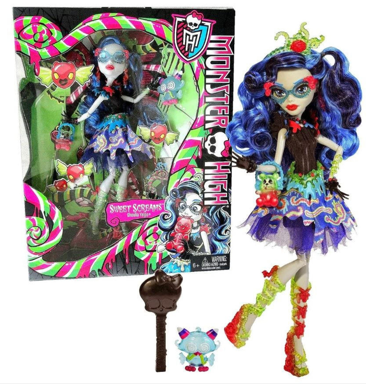 Close to sweet & The Monstruos セット Year 2012 Monster High 13 Wishes 11 Inch Doll Set - DESERT