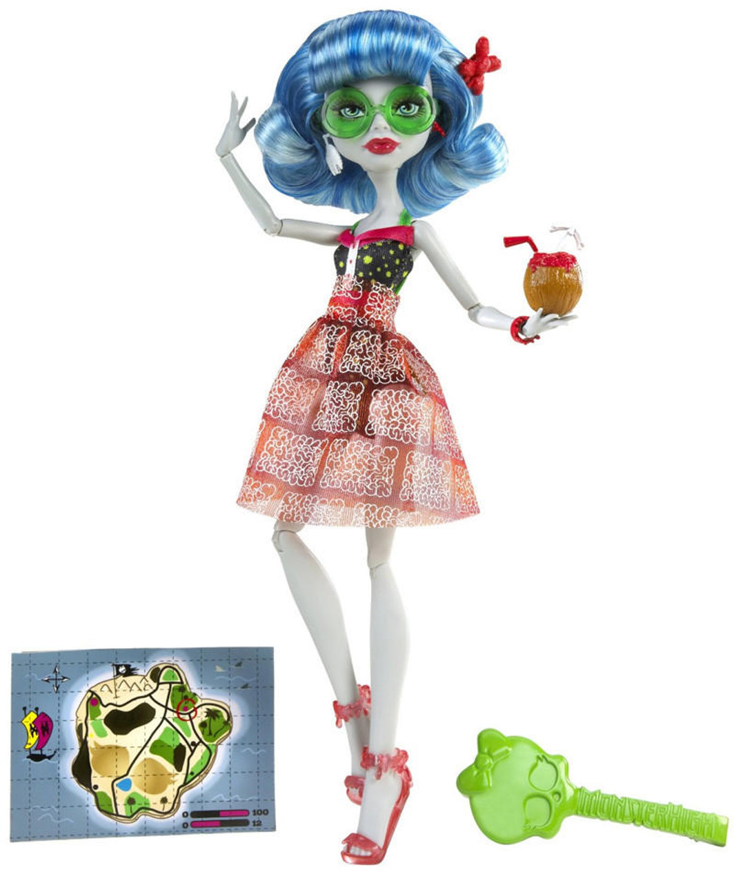 Monster High Ghoulia Yelps Doll & Scooter Set 2011 Mattel X4497 - We-R-Toys