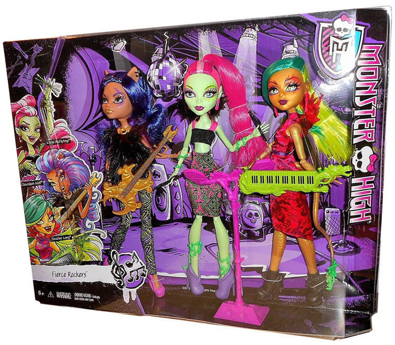 セール中【High-End】MONSTER ROCK LL20×3【新品】 Monster High Monster Clawd Wolf Doll Pet Rockseena 2023 G3