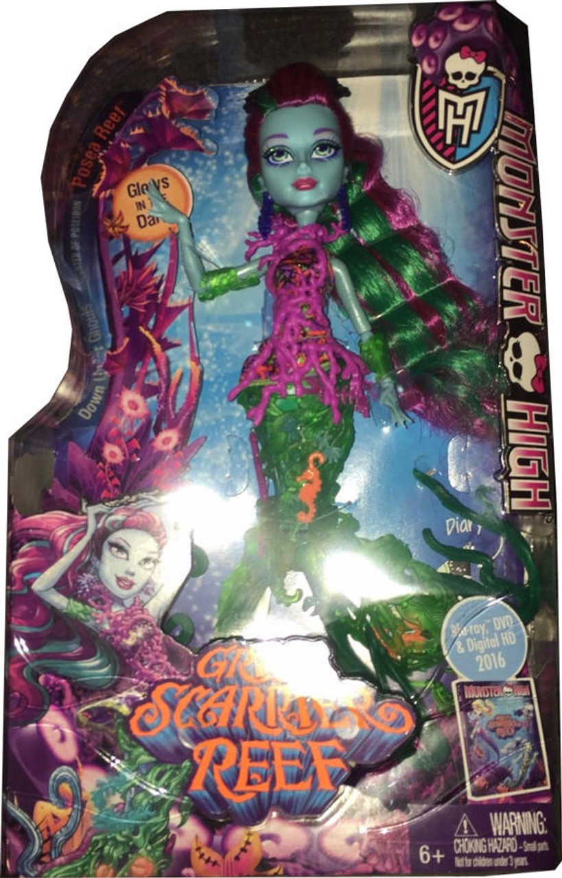 Monster High Great Scarrier Reef Down Under Ghouls Posea Reef Doll