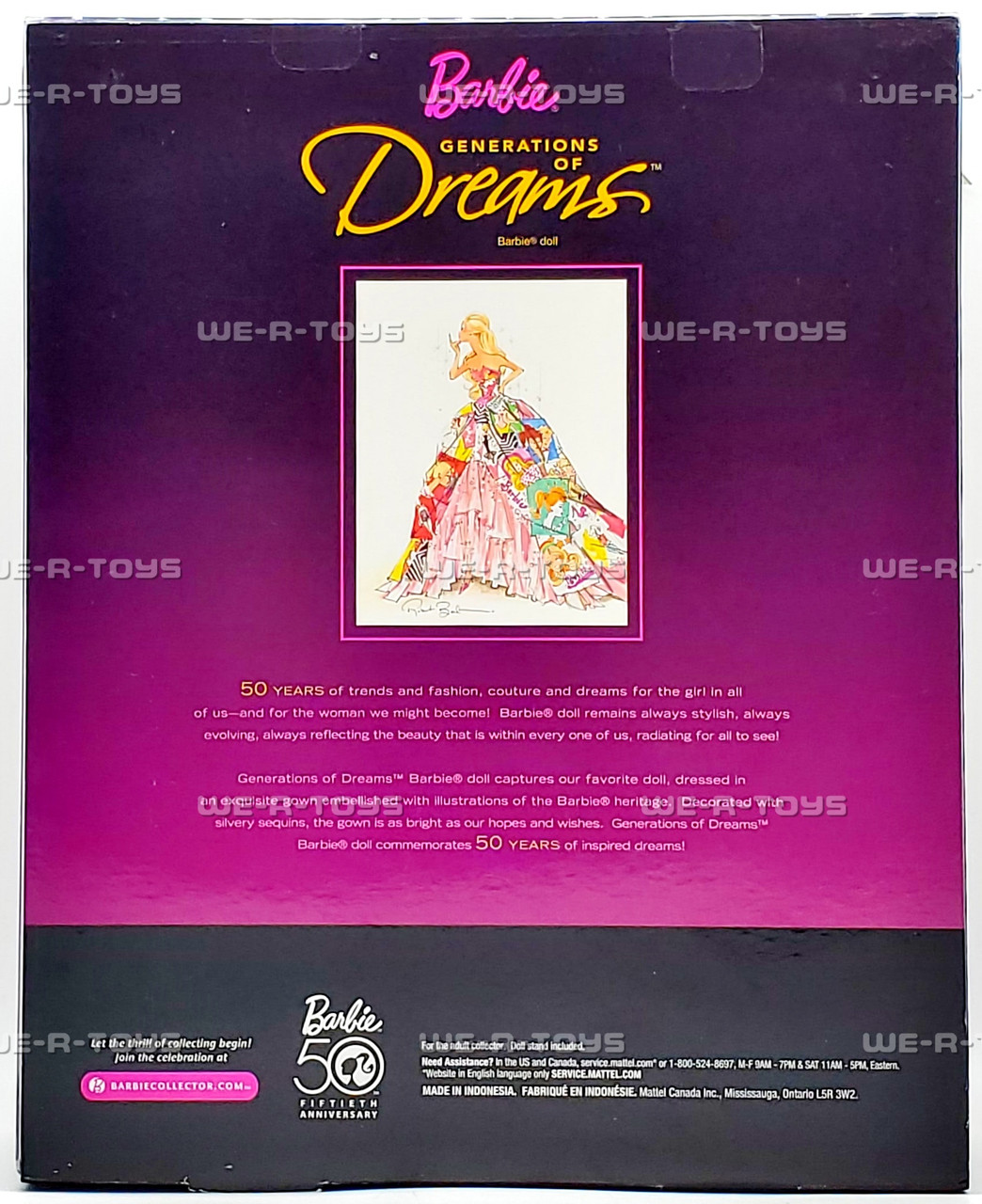 バービー ジェネレーションズ オブ ドリームズ N6571 2mvetro Generations of Dreams Barbie Doll 50th Anniversary Collection 2009