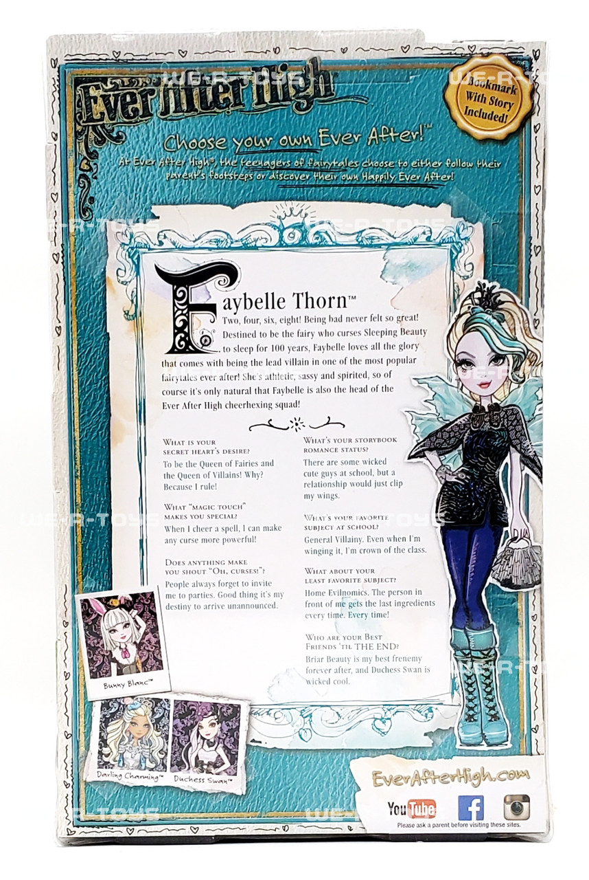 Ever After High Faybelle Thorn Doll Mattel 2014 #CDH56 NRFB