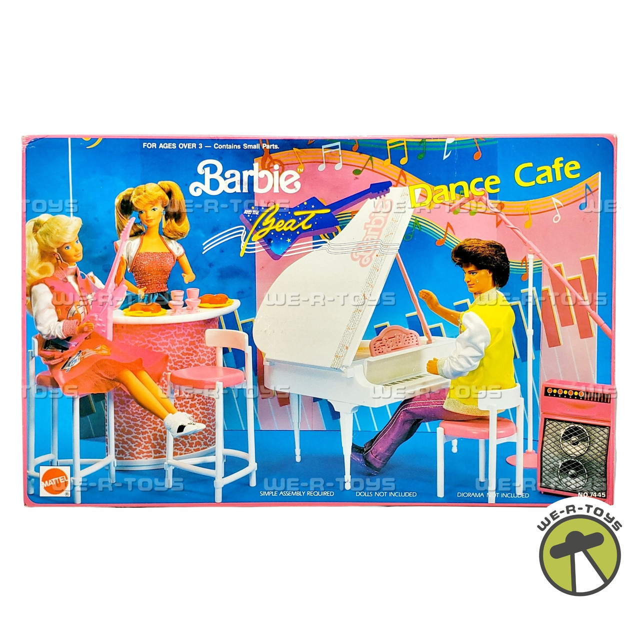 Barbie and the Beat Dance Cafe Playset for Dolls 1990 Mattel No