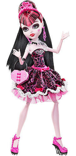 Monster High Sweet 1600 Draculaura Doll Reissue Mattel 2012 No