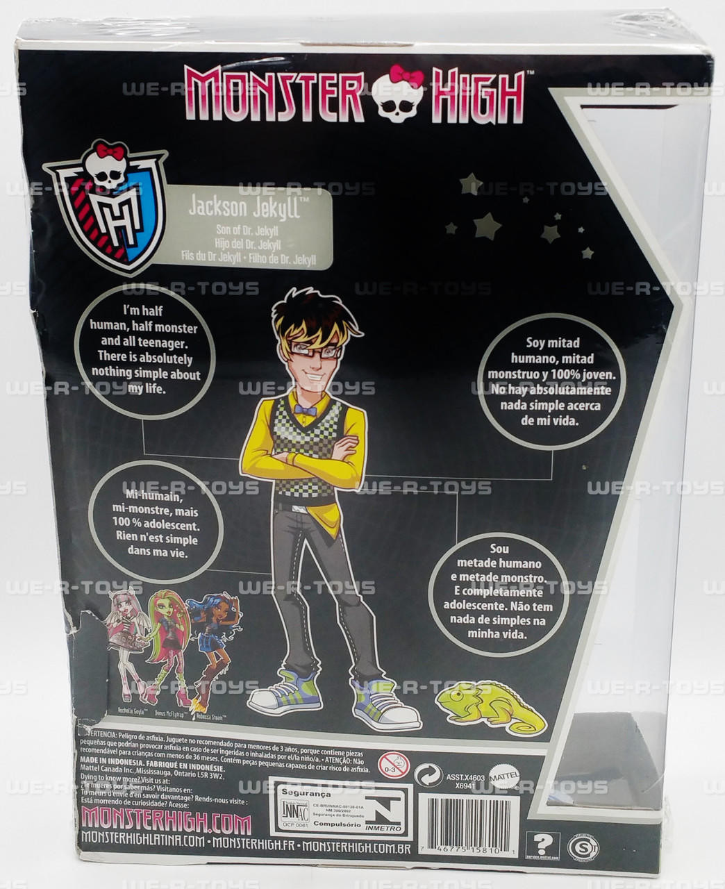 Monster High International Jackson Jekyll Doll With