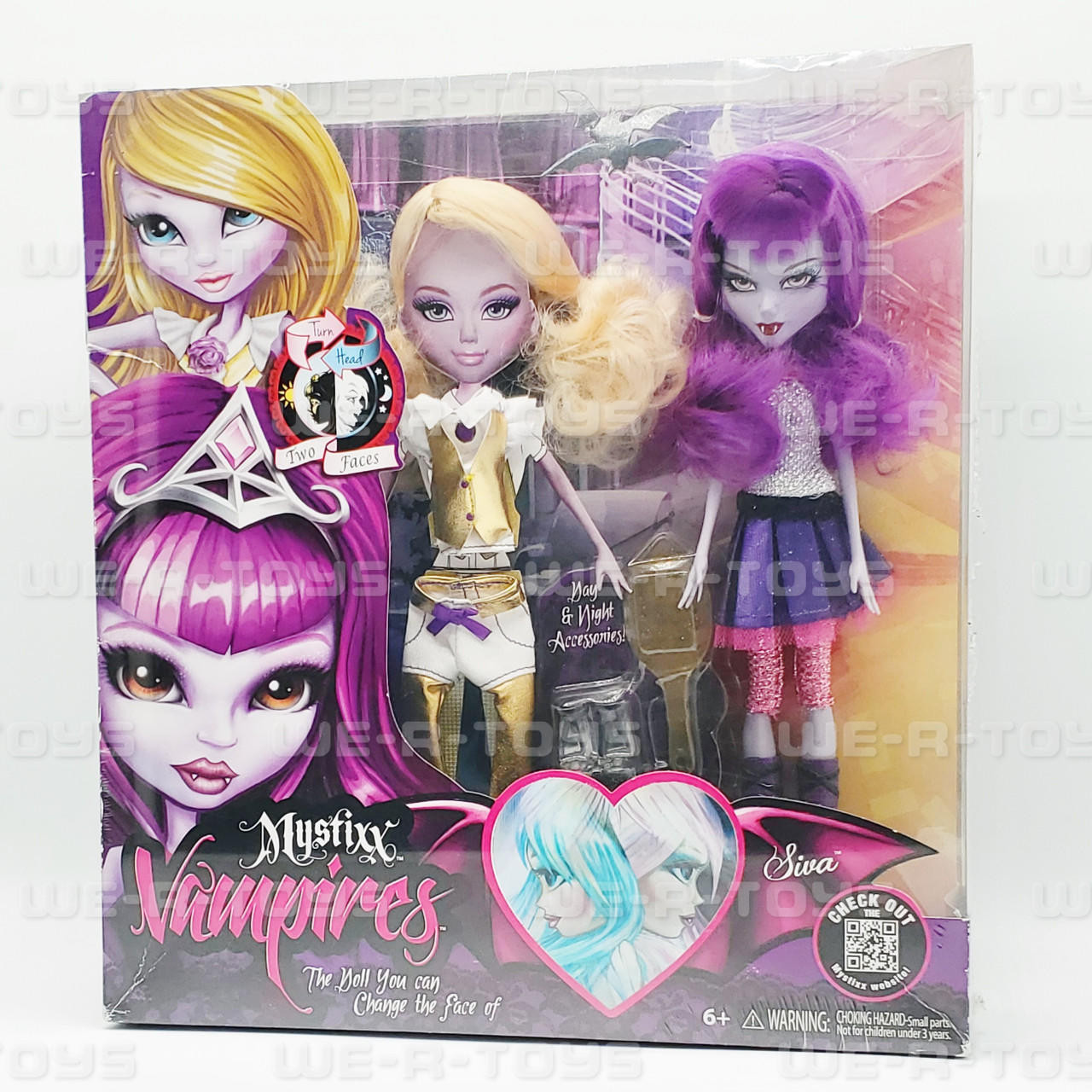 Mystixx Vampires Siva Doll w/ Two Faces 2012 PlayHut No