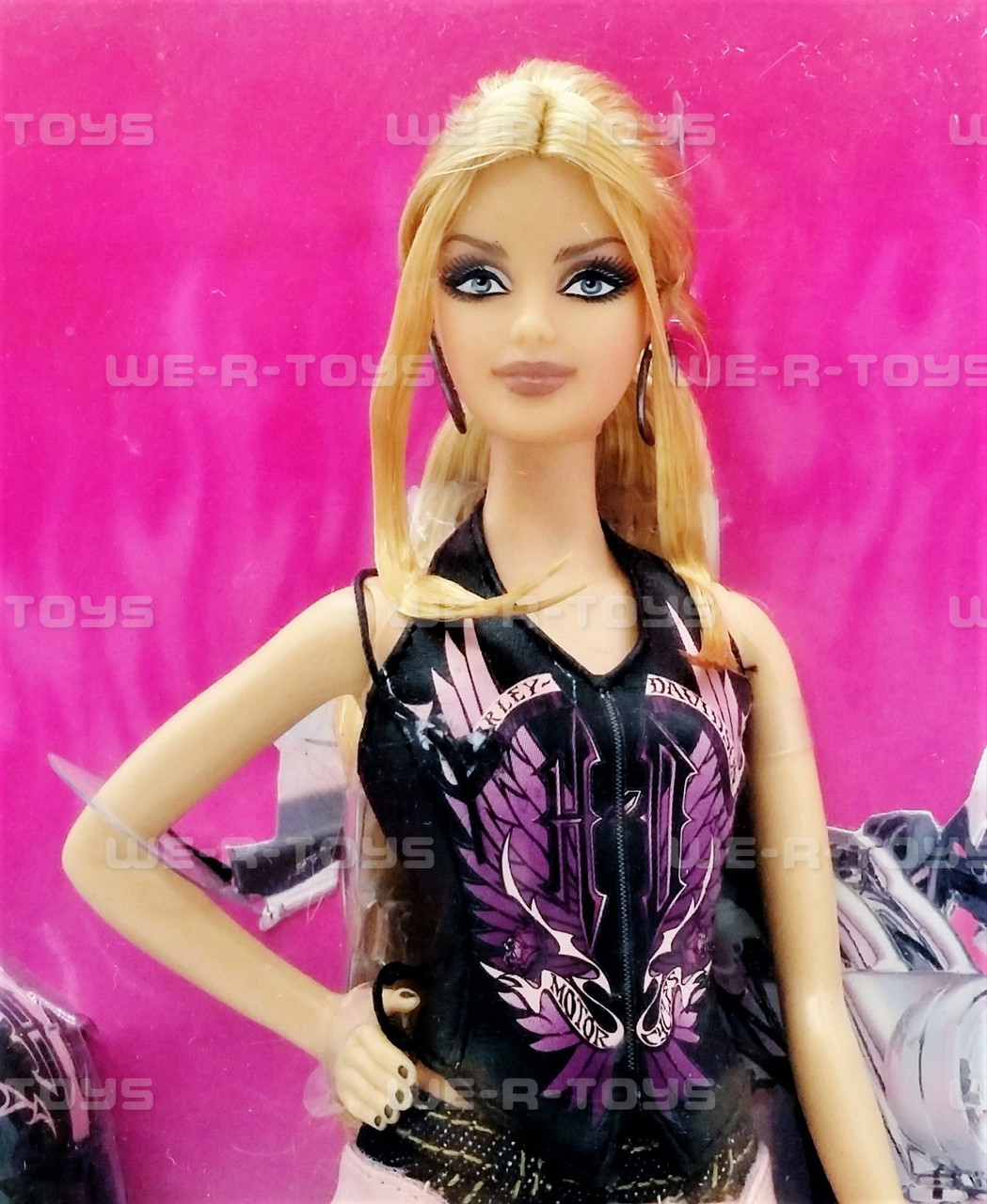 Harley Davidson Barbie American Favorites Collection Pink Label
