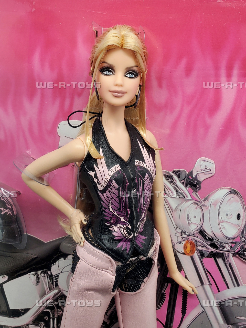 Harley Davidson Barbie American Favorites Collection Pink Label