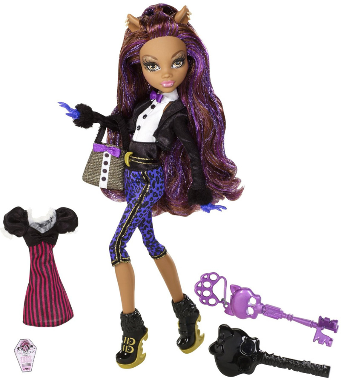 Monster High Sweet 1600 Clawdeen Wolf Doll 2011 Mattel W9191