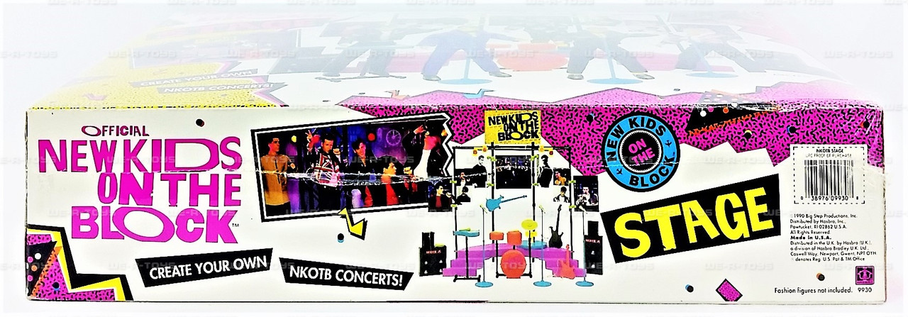 Official New Kids On The Block Stage Playset 1990 Hasbro # 9930