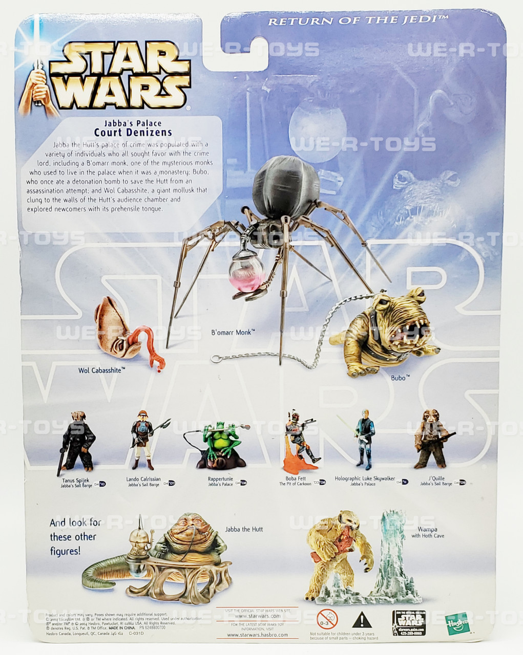 Star Wars Return of the Jedi Jabba's Palace Court Denizens Figures
