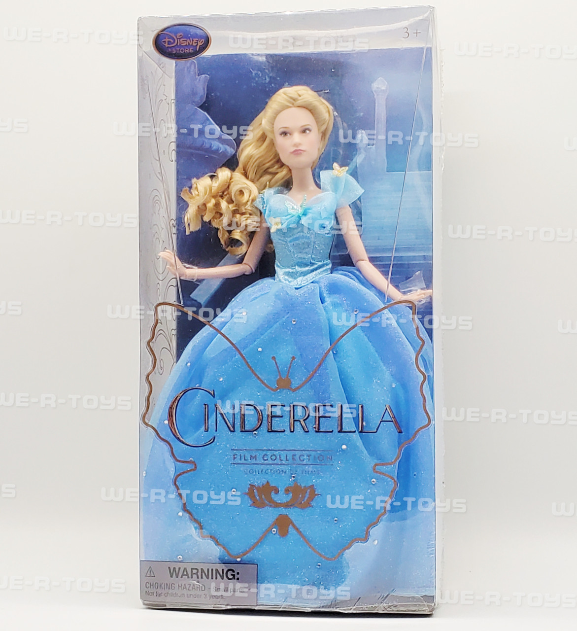 Disney Store Cinderella Film Collection Doll Royal Ball Blue Dress NRFB -  We-R-Toys