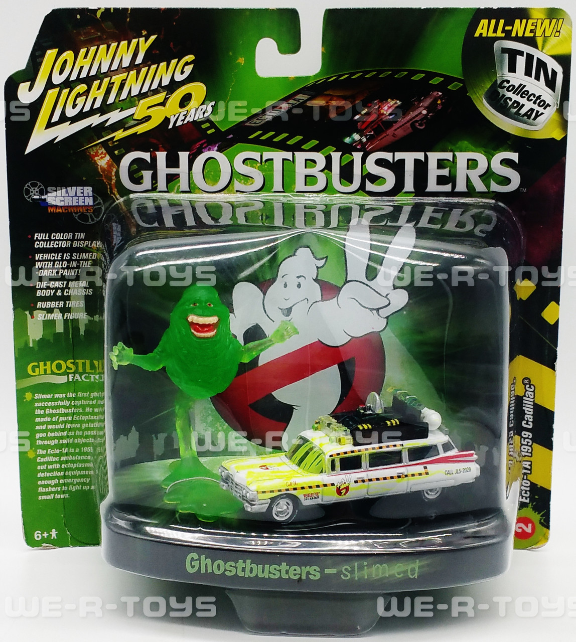 Johnny Lightning Ghostbusters II 1959 Cadillac Ecto 1A Slimed Car 2019 NRFP