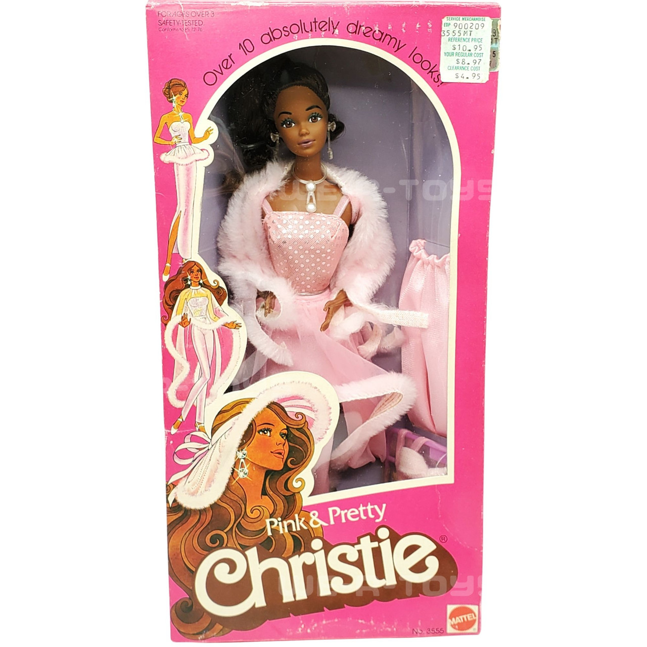 Barbie Pink & Pretty Christie Doll African American 1981 Mattel No. 3555  NRFB