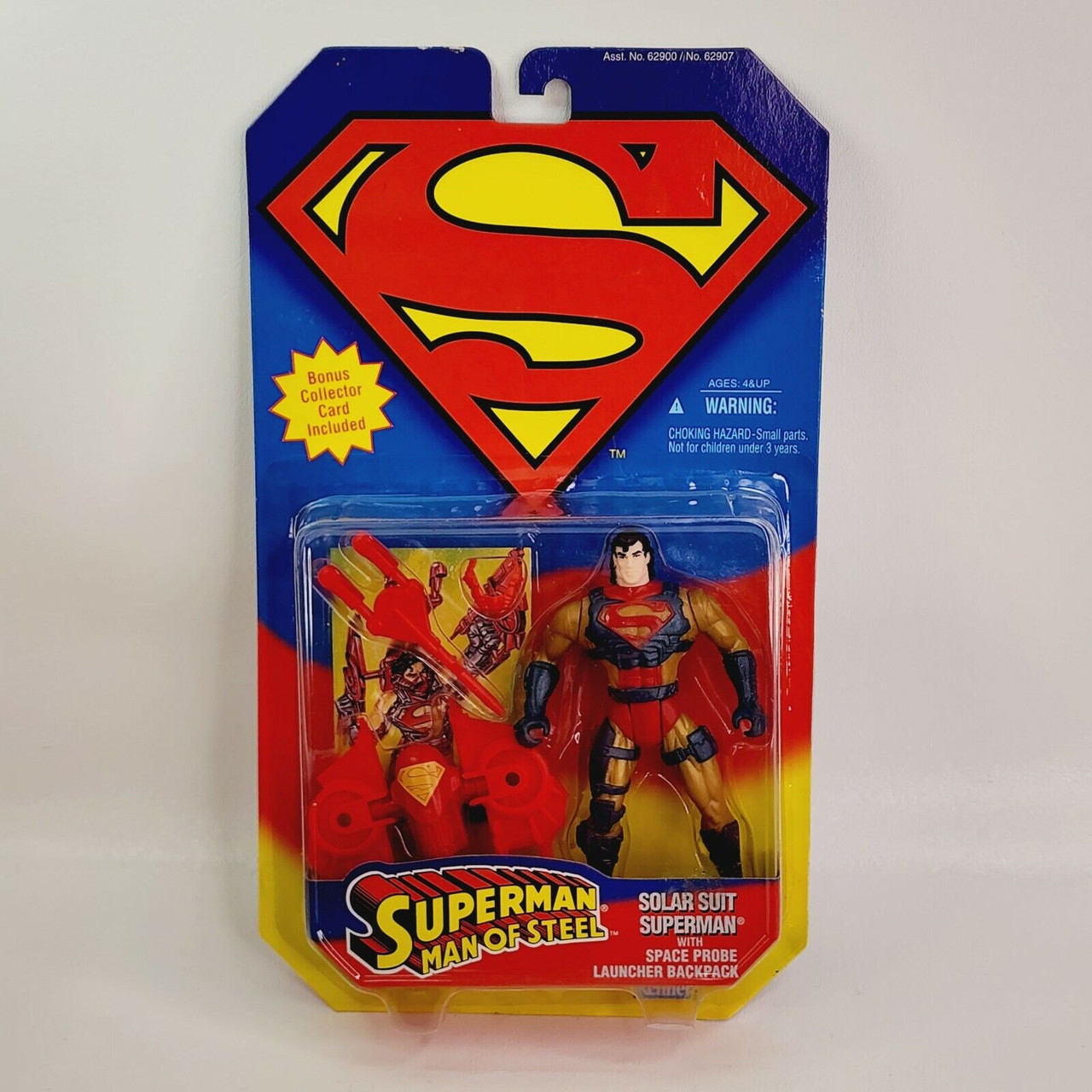 DC Superman Man of Steel Solar Suit Superman Action Figure Kenner