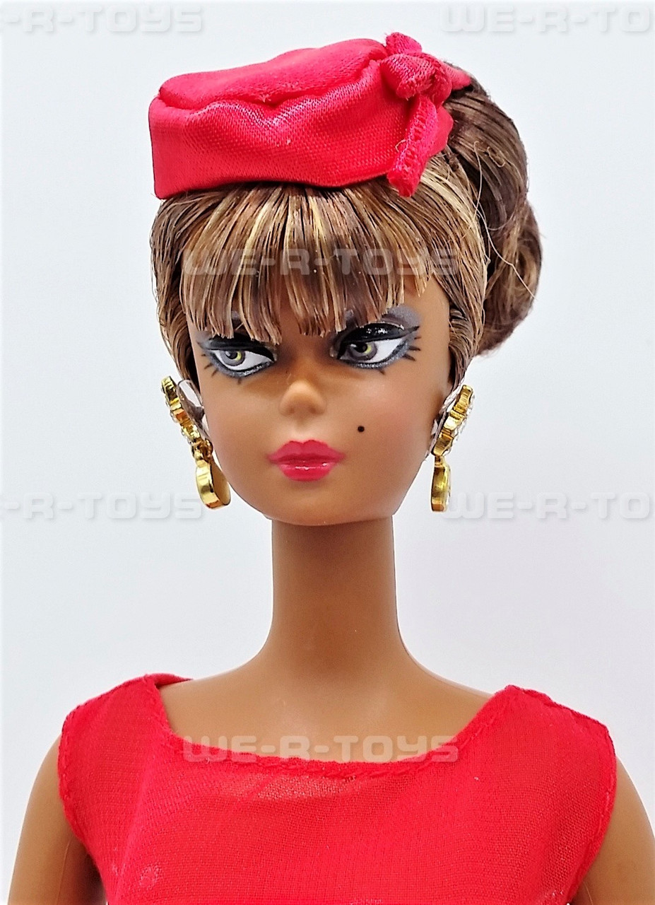 short red dress barbie Gold Label African American Barbie Doll - Silkstone Body, Little Red Dress Collection