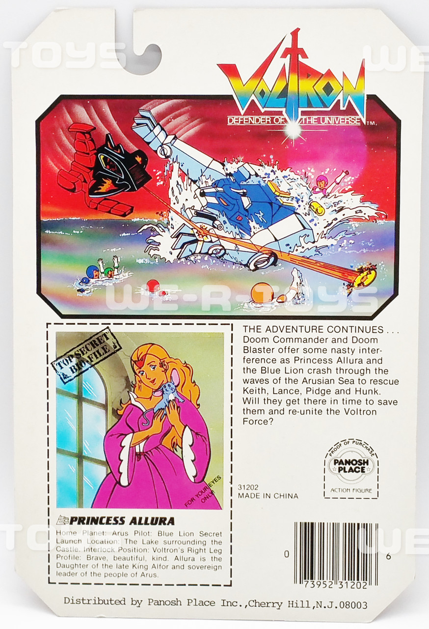 Voltron Defender of the Universe Princess Allura Figure Panosh Place 1984 NRFP Voltron Defender of the Universe Princess Allura Figure Panosh Place 1984 NRFP